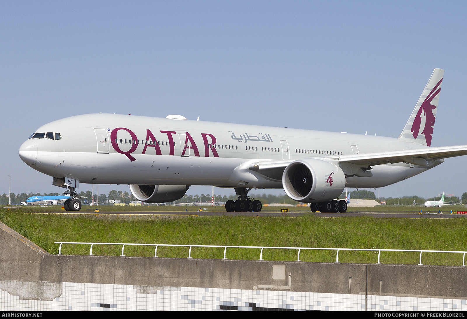 Aircraft Photo of A7-BEE | Boeing 777-3DZ/ER | Qatar Airways | AirHistory.net #367142
