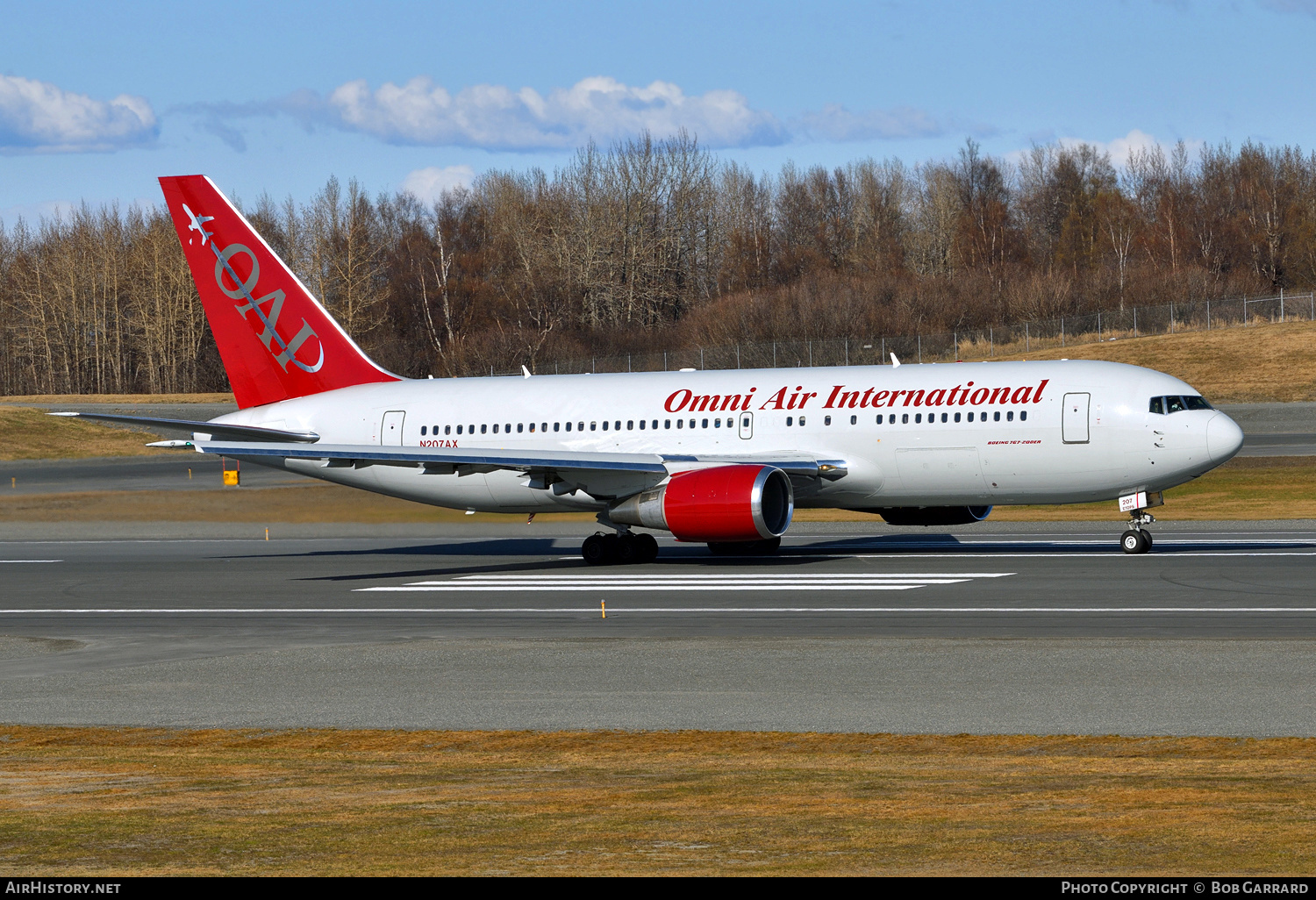 Aircraft Photo of N207AX | Boeing 767-224/ER | Omni Air International - OAI | AirHistory.net #367144