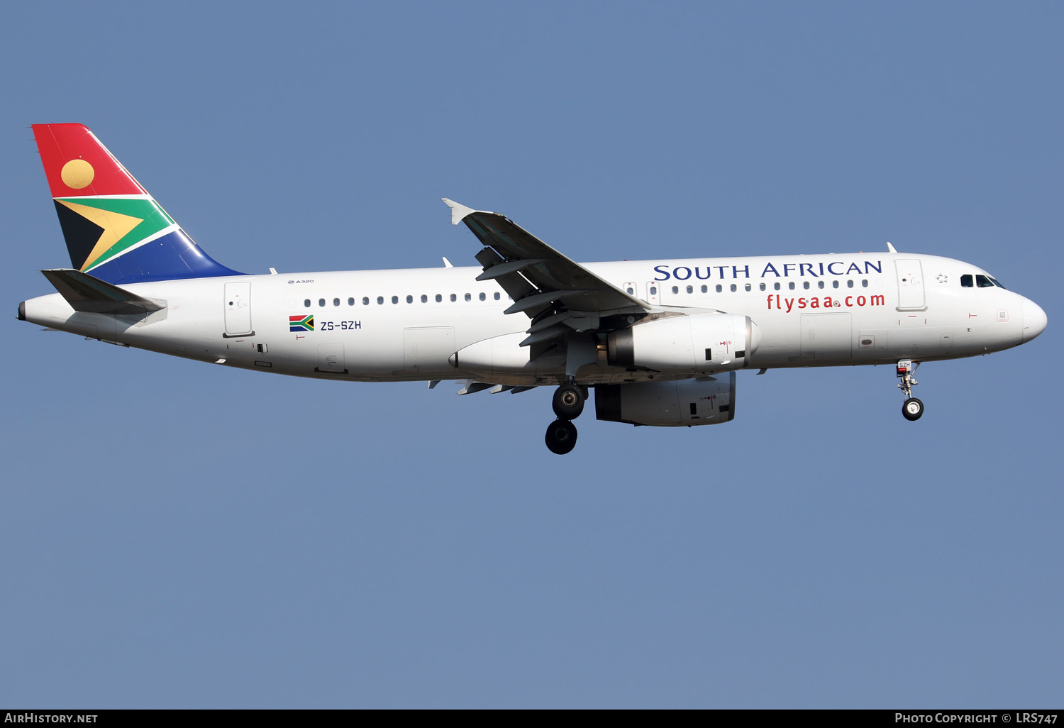 Aircraft Photo of ZS-SZH | Airbus A320-232 | South African Airways | AirHistory.net #367151