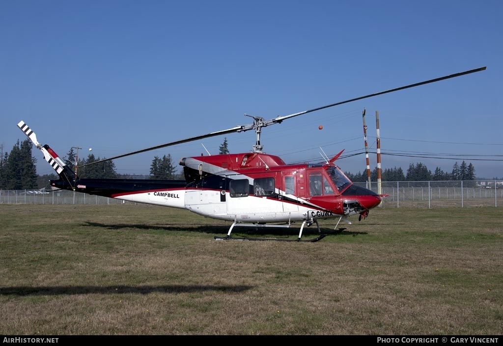 Aircraft Photo of C-GUWX | Bell 212 Twin Two-Twelve | Campbell Helicopters | AirHistory.net #367185