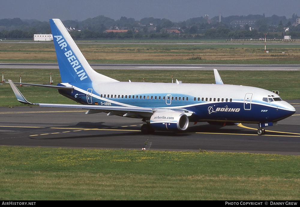 Aircraft Photo of D-ABBN | Boeing 737-76Q | Air Berlin | AirHistory.net #367202