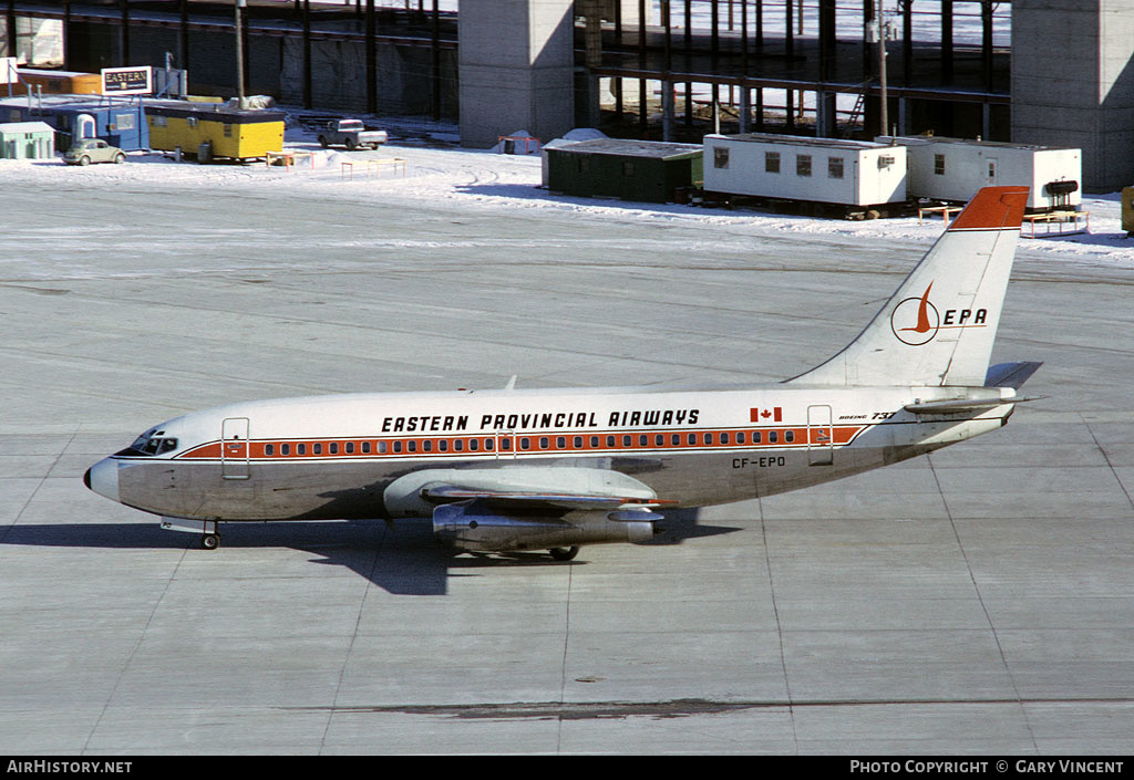 Aircraft Photo of CF-EPO | Boeing 737-2E1 | Eastern Provincial Airways - EPA | AirHistory.net #367205