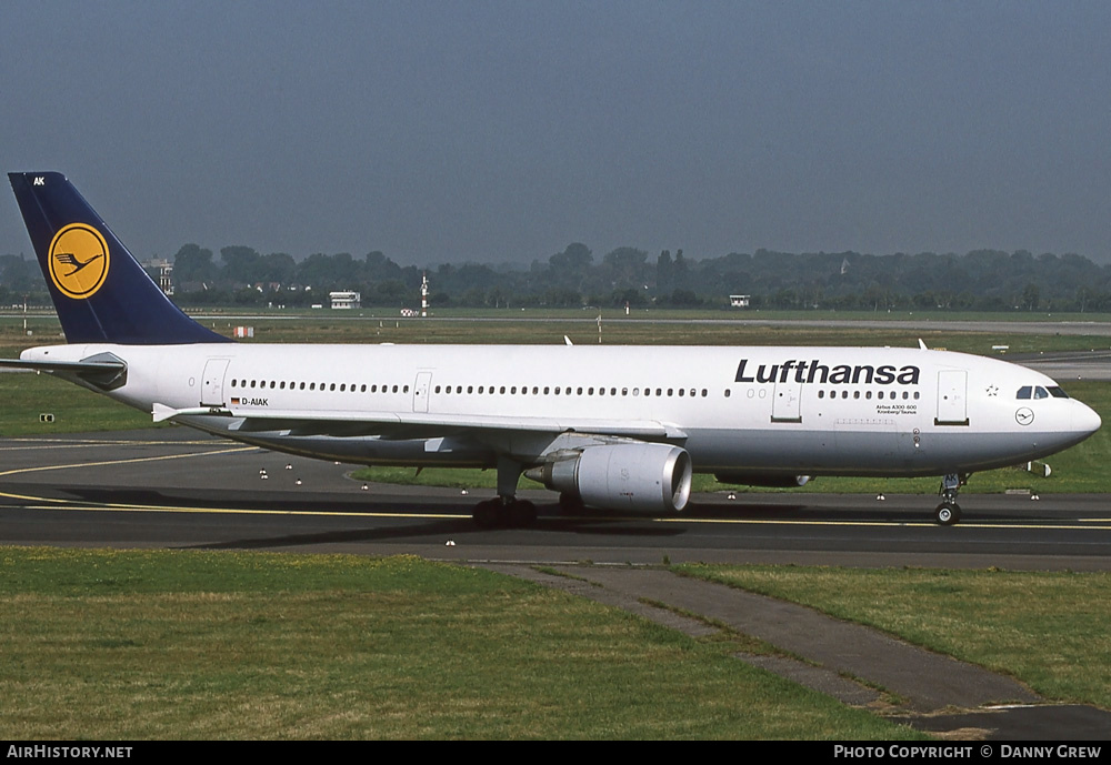 Aircraft Photo of D-AIAK | Airbus A300B4-603 | Lufthansa | AirHistory.net #367206
