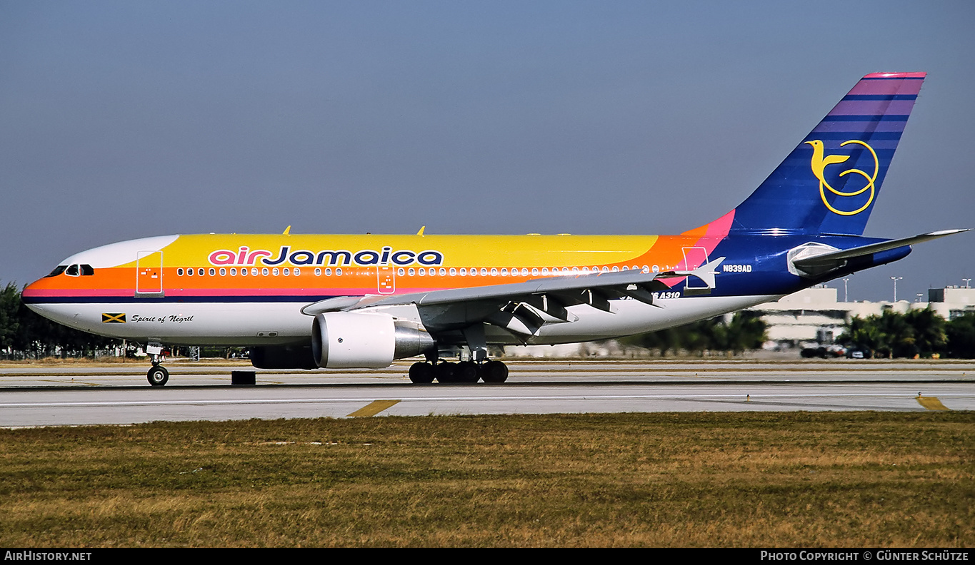 Aircraft Photo of N839AD | Airbus A310-324/ET | Air Jamaica | AirHistory.net #367209