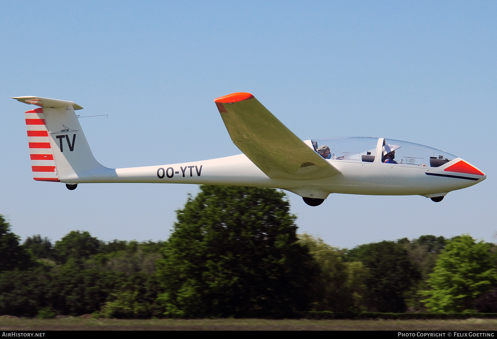 Aircraft Photo of OO-YTV | Grob G-103 Twin II | AirHistory.net #367211