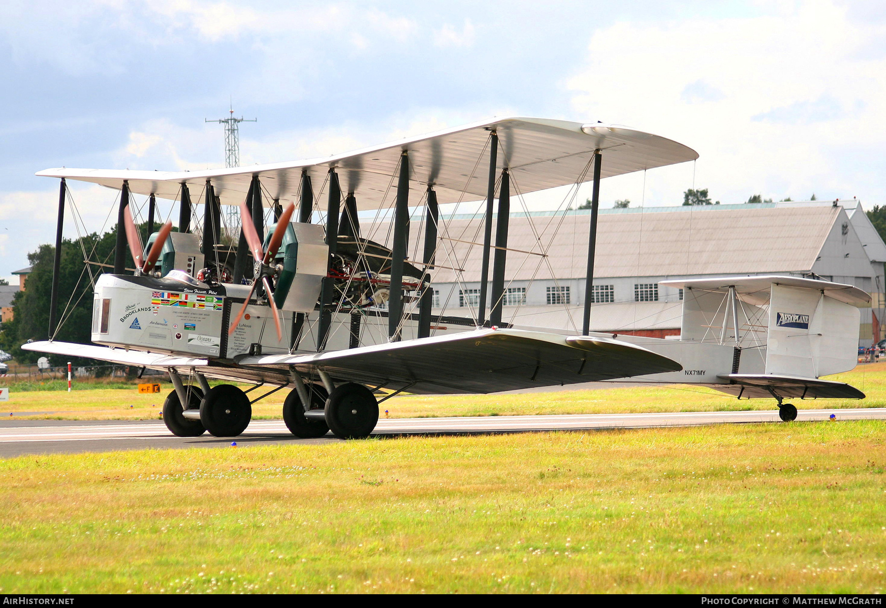 Aircraft Photo of NX71MY / N71MY | Vickers FB-27A Vimy (Replica) | AirHistory.net #367215