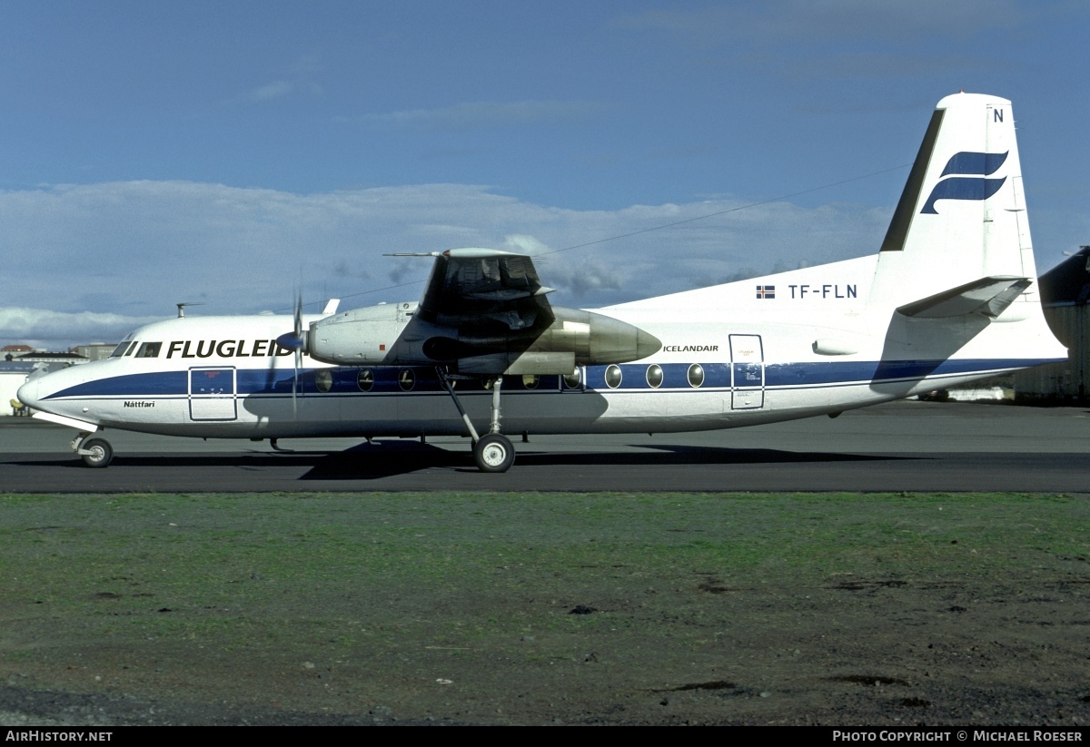 Aircraft Photo of TF-FLN | Fokker F27-200 Friendship | Flugleiðir - Icelandair | AirHistory.net #367240