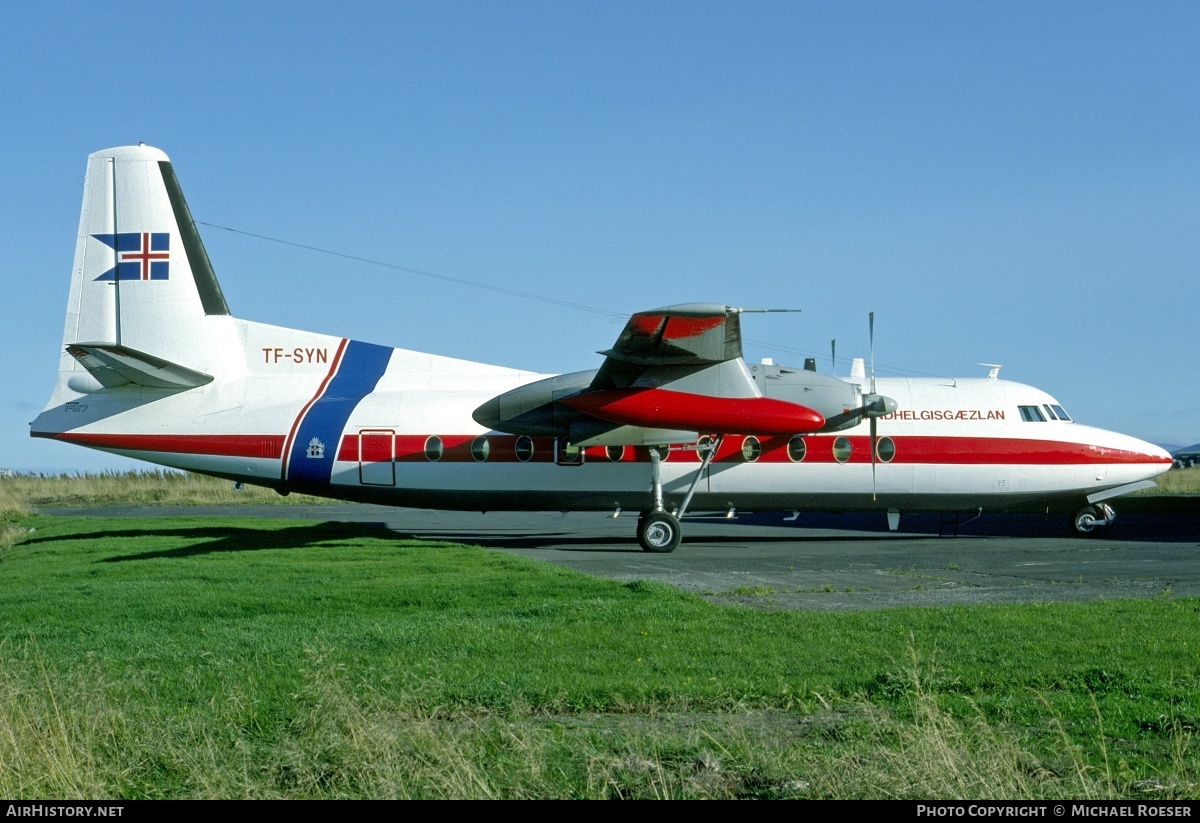 Aircraft Photo of TF-SYN | Fokker F27-200 Friendship | Landhelgisgæslan | AirHistory.net #367242