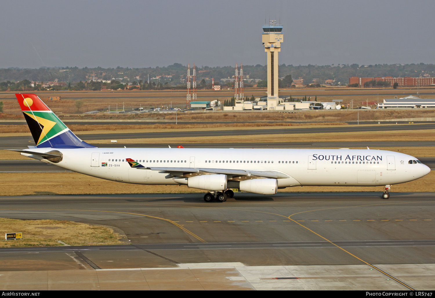Aircraft Photo of ZS-SXA | Airbus A340-313E | South African Airways | AirHistory.net #367257