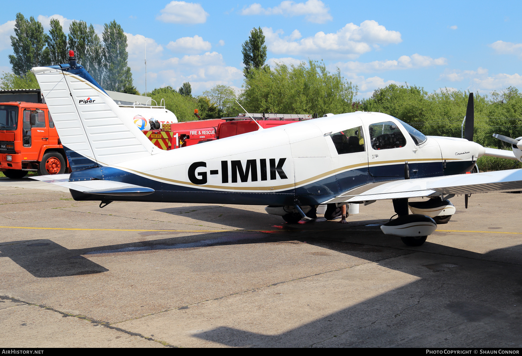 Aircraft Photo of G-IMIK | Piper PA-28-180 Cherokee | AirHistory.net #367264