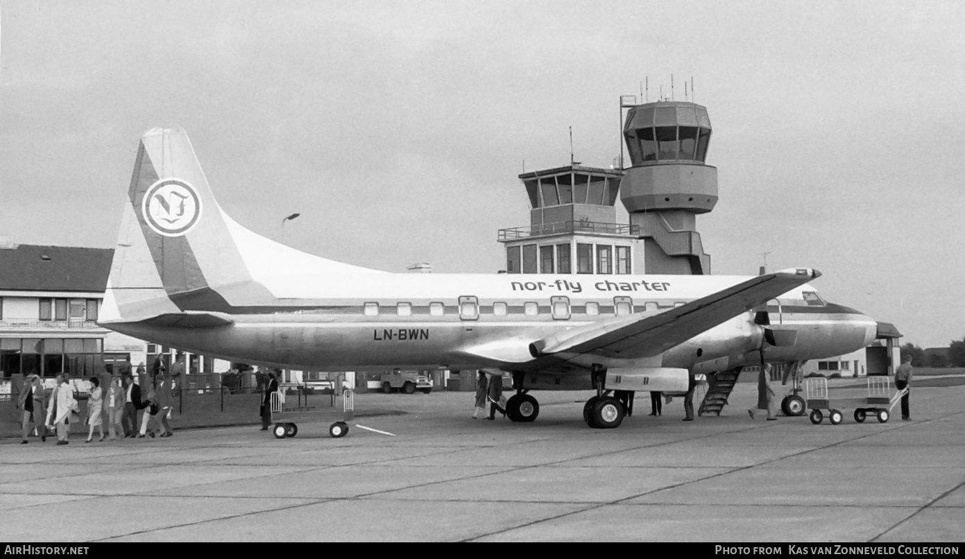 Aircraft Photo of LN-BWN | Convair 580 | Nor-Fly Charter | AirHistory.net #367300