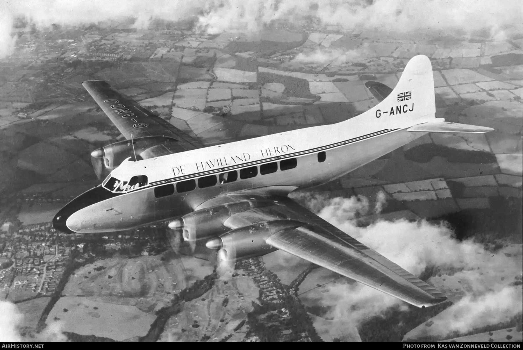 Aircraft Photo of G-ANCJ | De Havilland D.H. 114 Heron 1B | AirHistory.net #367302