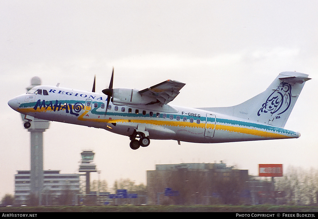 Aircraft Photo of F-GREG | ATR ATR-42-320 | Régional Airlines | AirHistory.net #367332