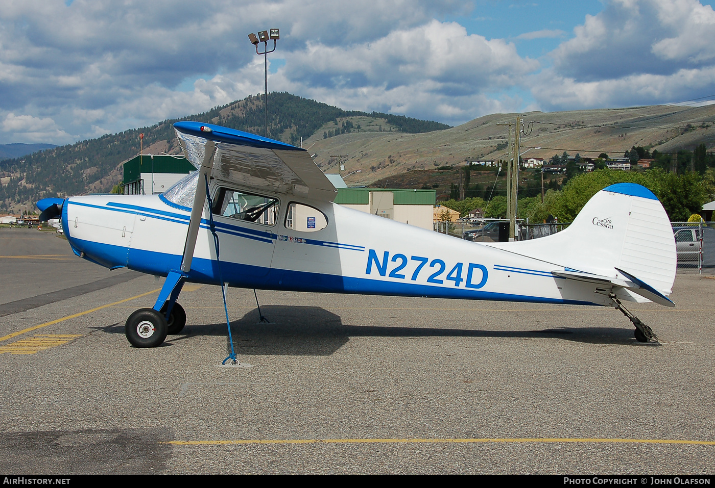 Aircraft Photo of N2724D | Cessna 170B | AirHistory.net #367357
