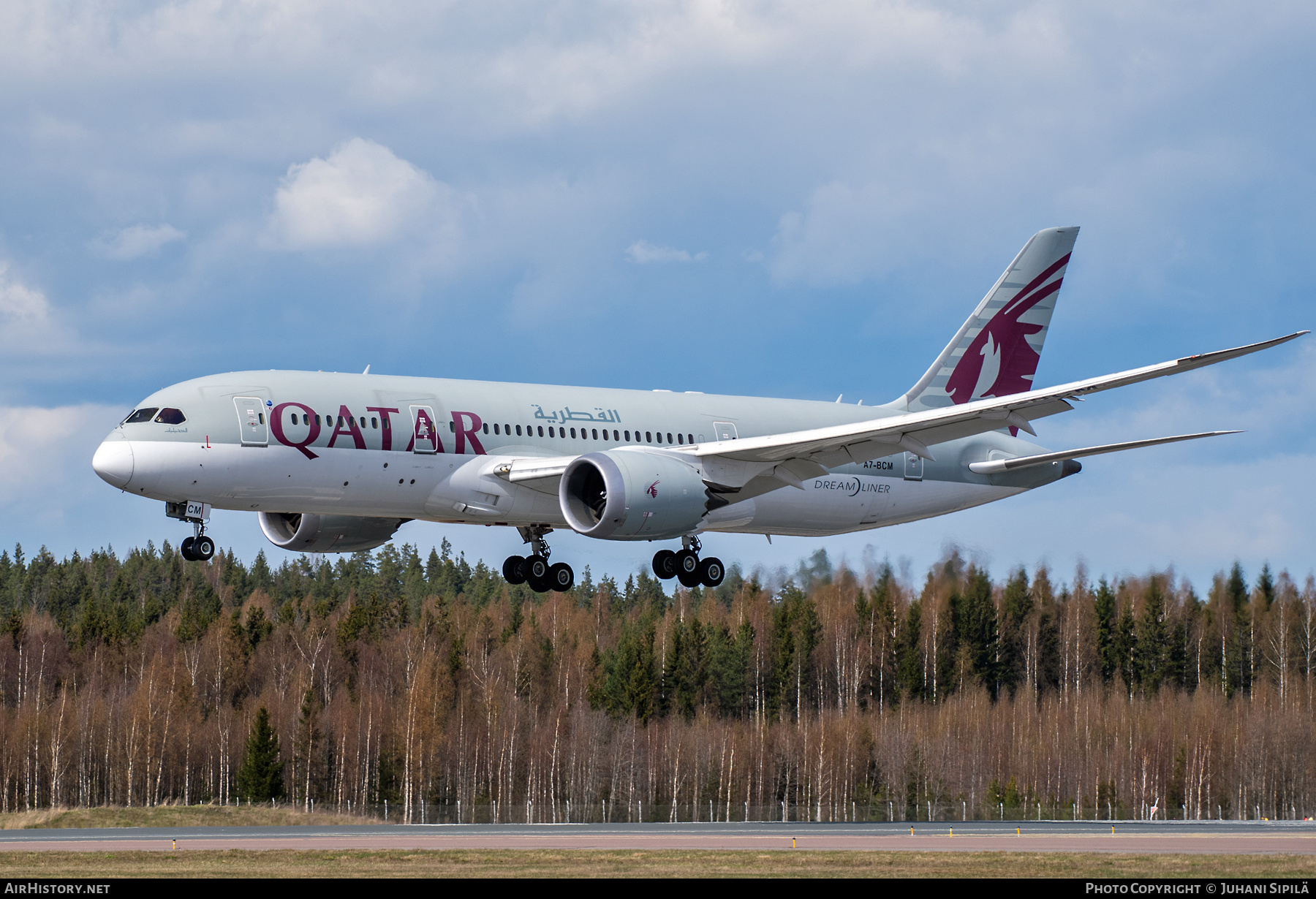 Aircraft Photo of A7-BCM | Boeing 787-8 Dreamliner | Qatar Airways | AirHistory.net #367361