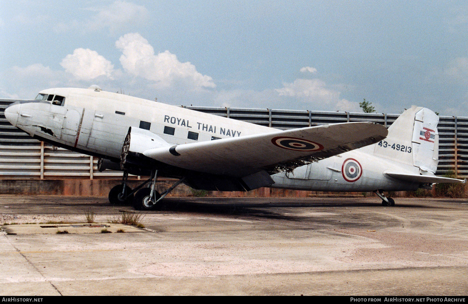 Aircraft Photo of 43-49213 | Douglas C-47B Skytrain | Thailand - Navy | AirHistory.net #367392