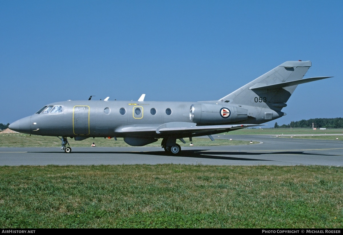 Aircraft Photo of 053 | Dassault Falcon 20ECM | Norway - Air Force | AirHistory.net #367401