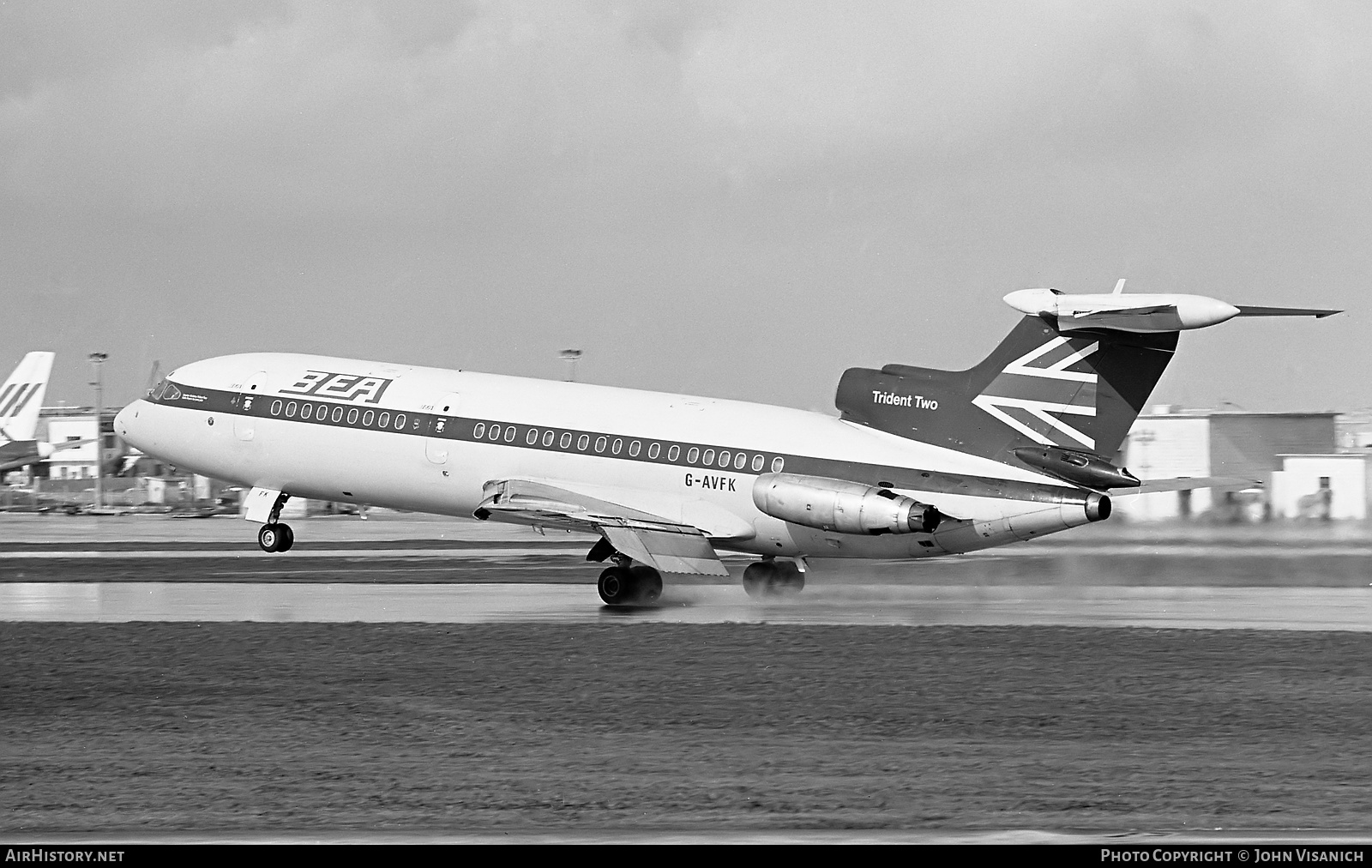 Aircraft Photo of G-AVFK | Hawker Siddeley HS-121 Trident 2E | BEA - British European Airways | AirHistory.net #367409