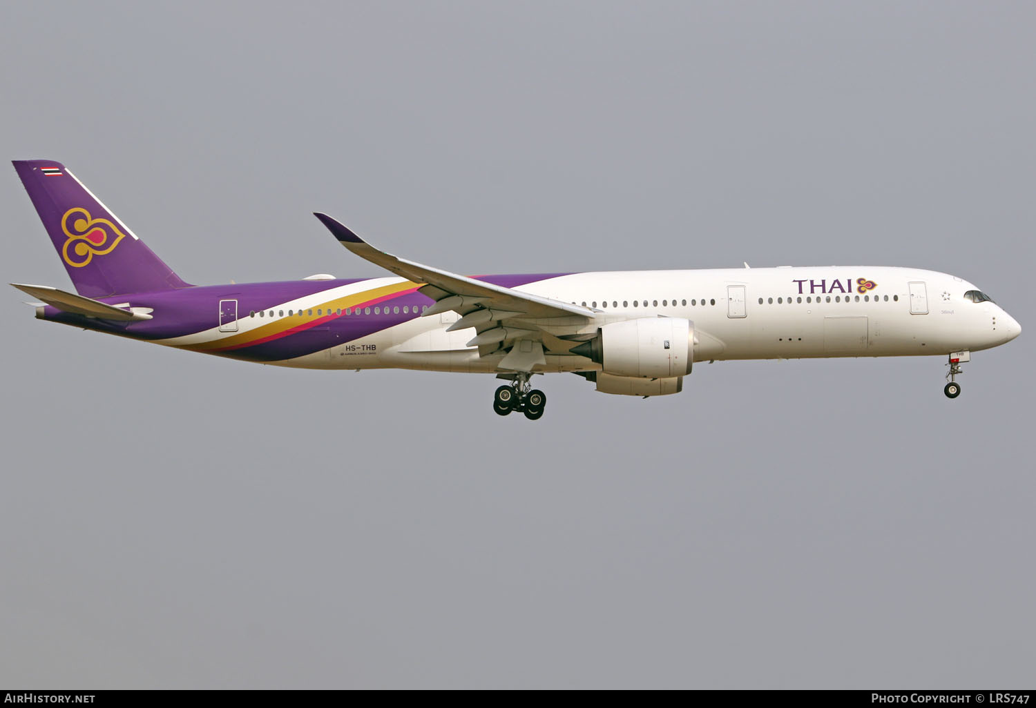 Aircraft Photo of HS-THB | Airbus A350-941 | Thai Airways International | AirHistory.net #367432