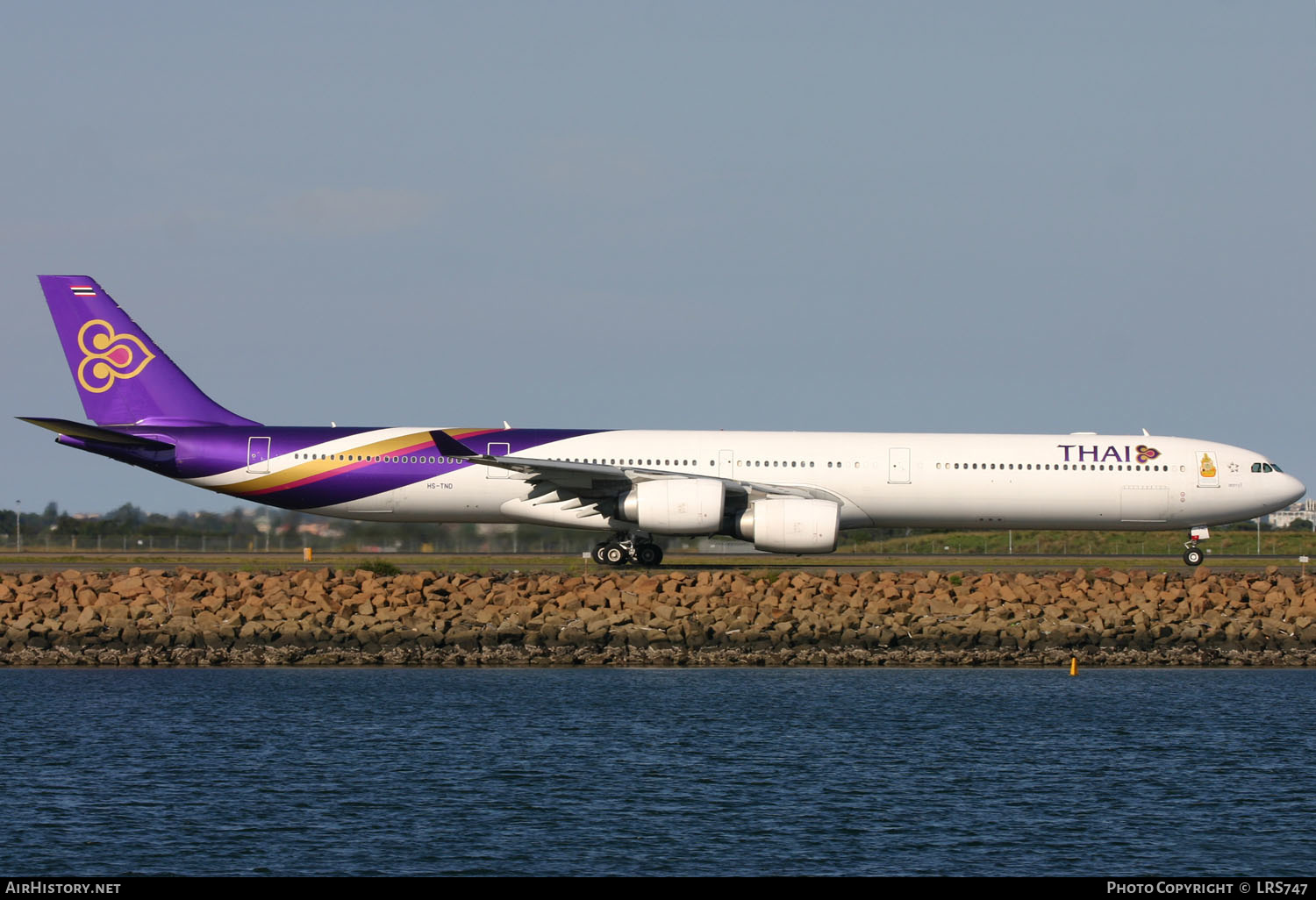 Aircraft Photo of HS-TND | Airbus A340-642 | Thai Airways International | AirHistory.net #367436
