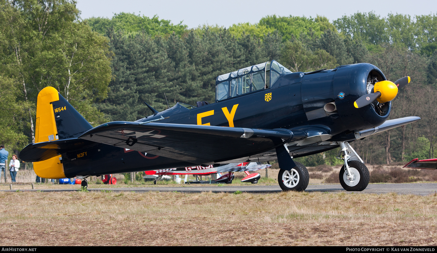 Aircraft Photo of N13FY / 16544 | North American AT-6A Texan | USA - Air Force | AirHistory.net #367462