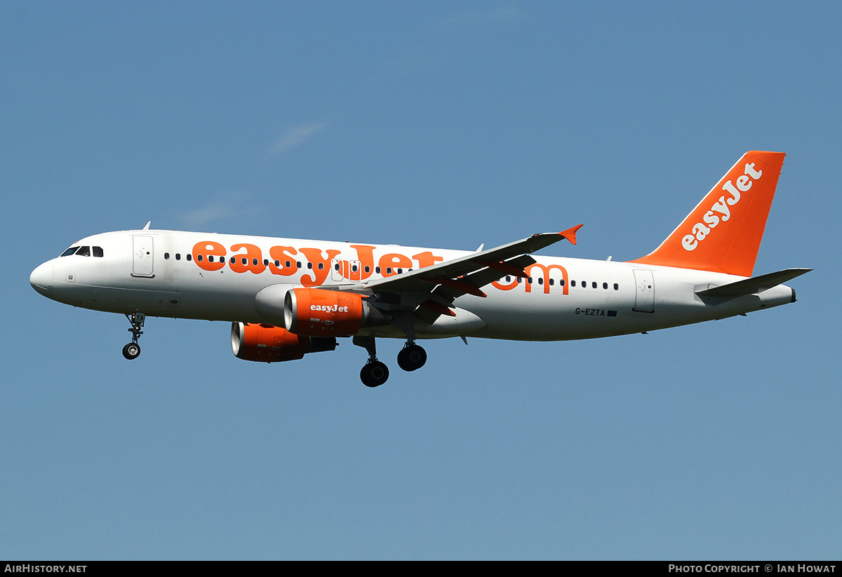 Aircraft Photo of G-EZTA | Airbus A320-214 | EasyJet | AirHistory.net #367487