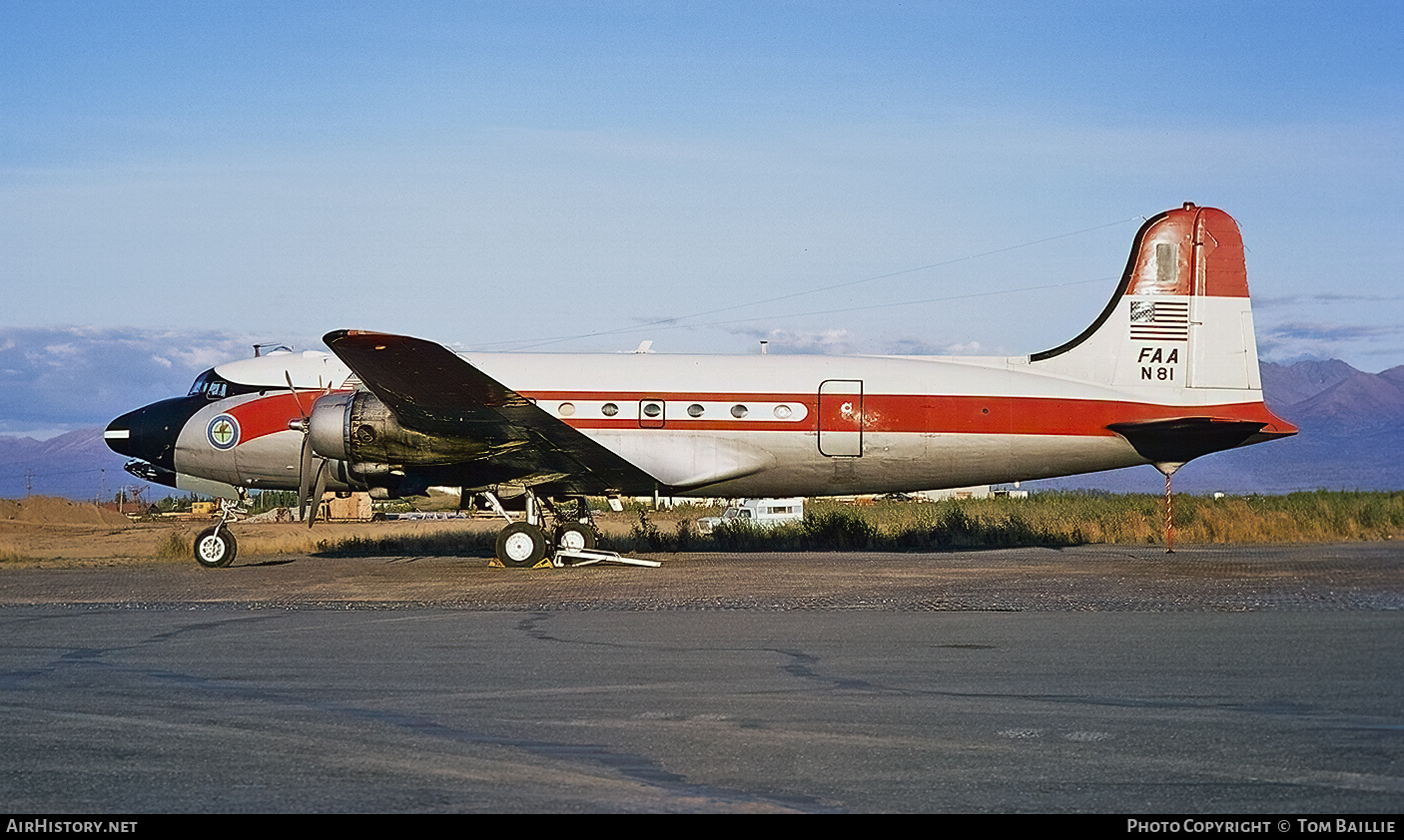 Aircraft Photo of N81 | Douglas C-54G Skymaster | FAA - Federal Aviation Administration | AirHistory.net #367495
