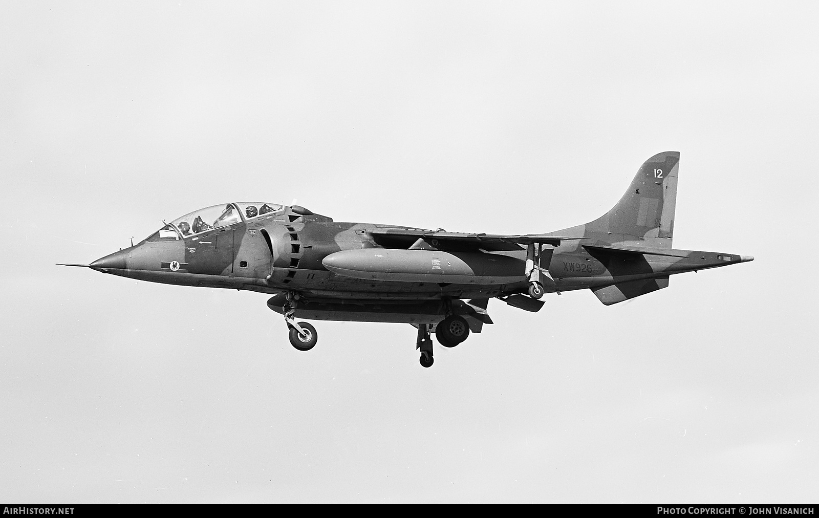 Aircraft Photo of XW926 | Hawker Siddeley Harrier T4 | UK - Air Force | AirHistory.net #367500