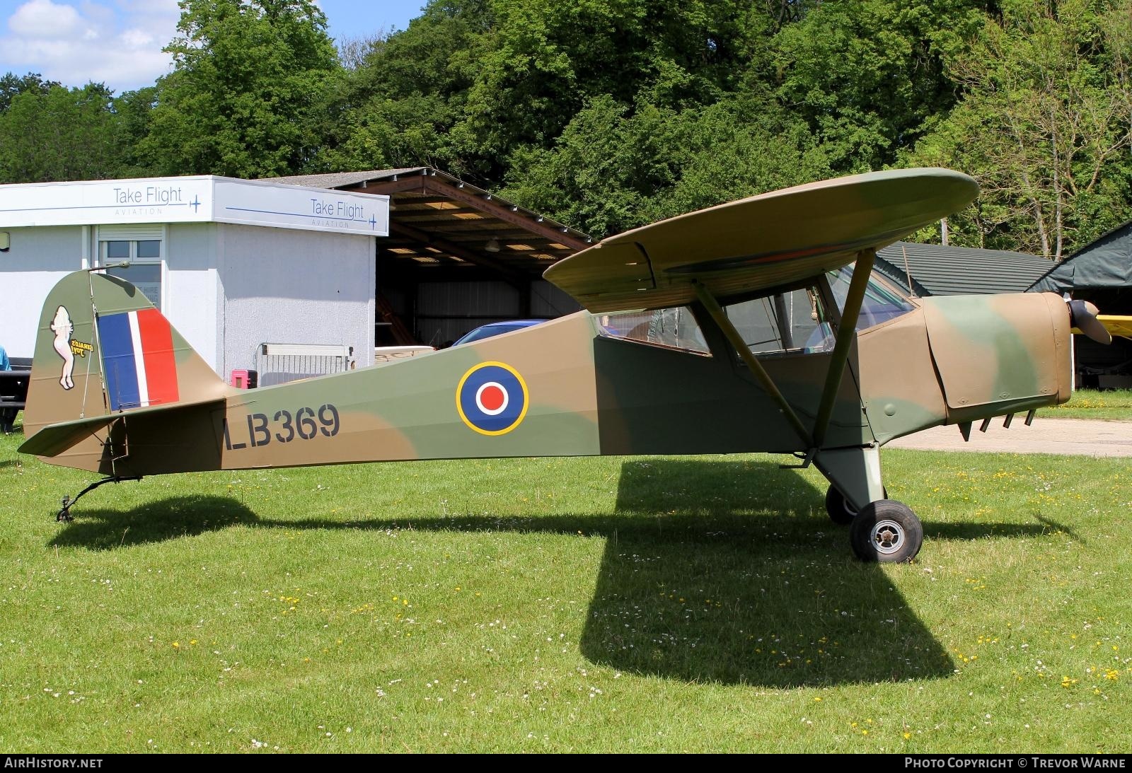 Aircraft Photo of G-AHHY / LB369 | Taylorcraft D/1 Auster Mk1 | AirHistory.net #367511