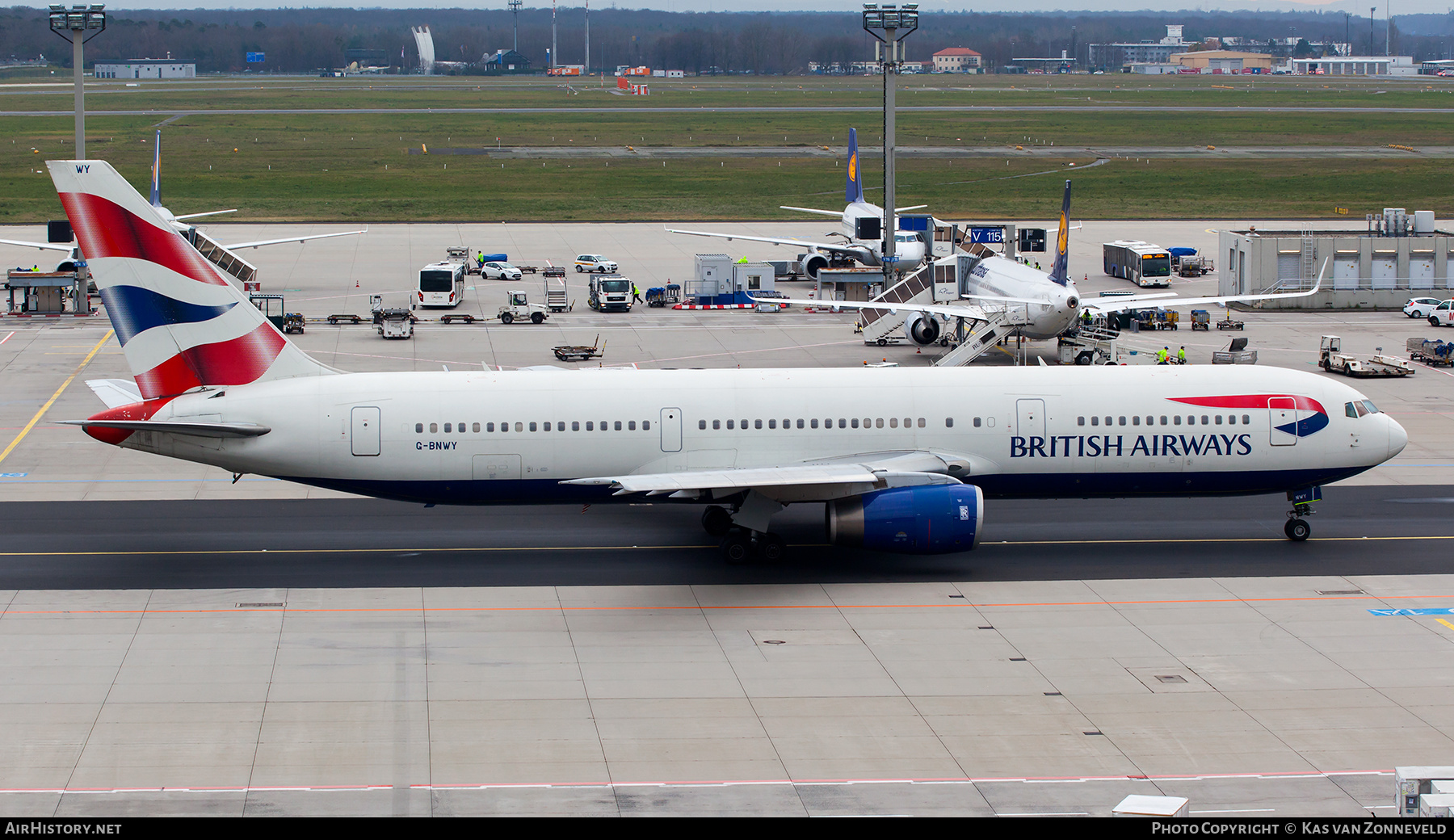 Aircraft Photo of G-BNWY | Boeing 767-336/ER | British Airways | AirHistory.net #367518