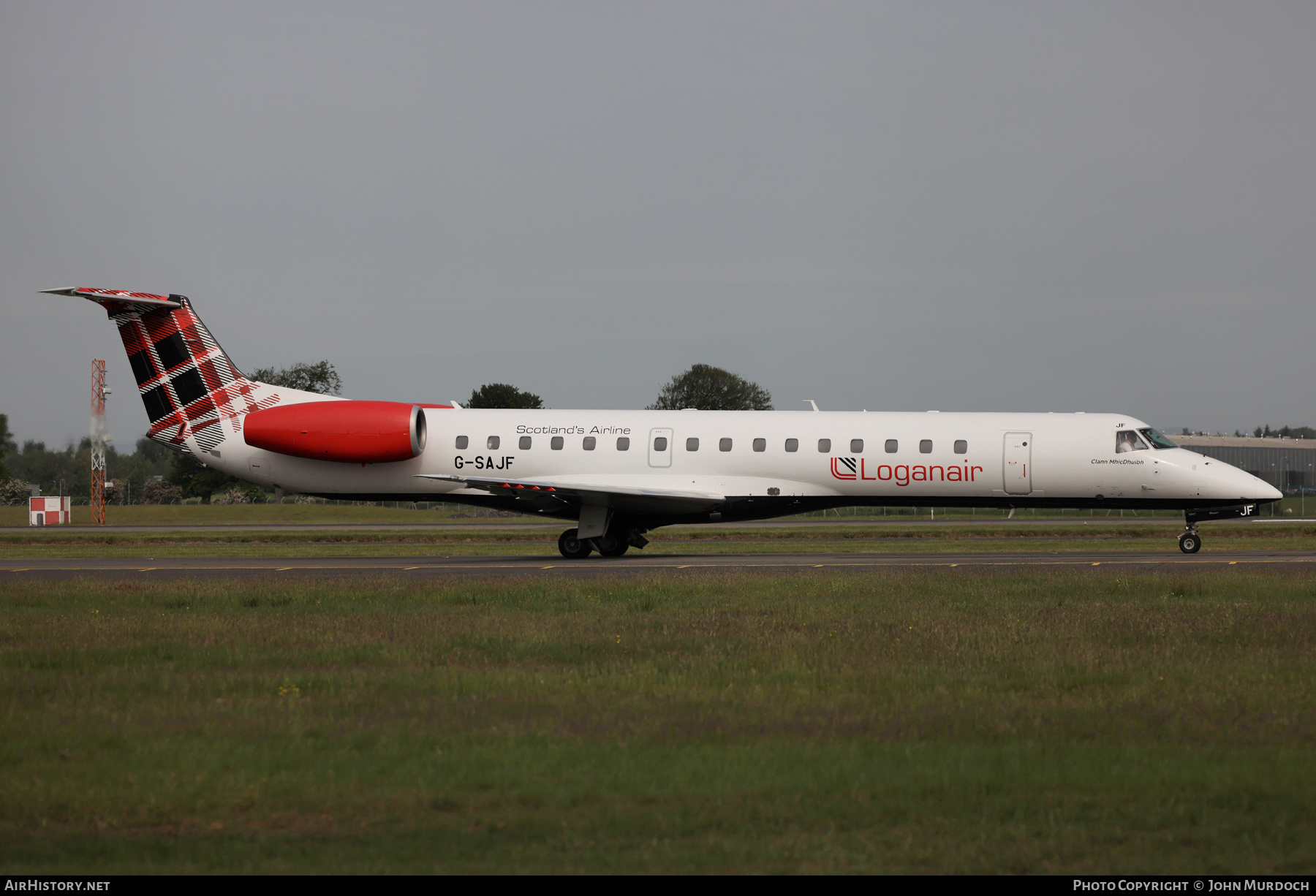 Aircraft Photo of G-SAJF | Embraer ERJ-145EP (EMB-145EP) | Loganair | AirHistory.net #367571