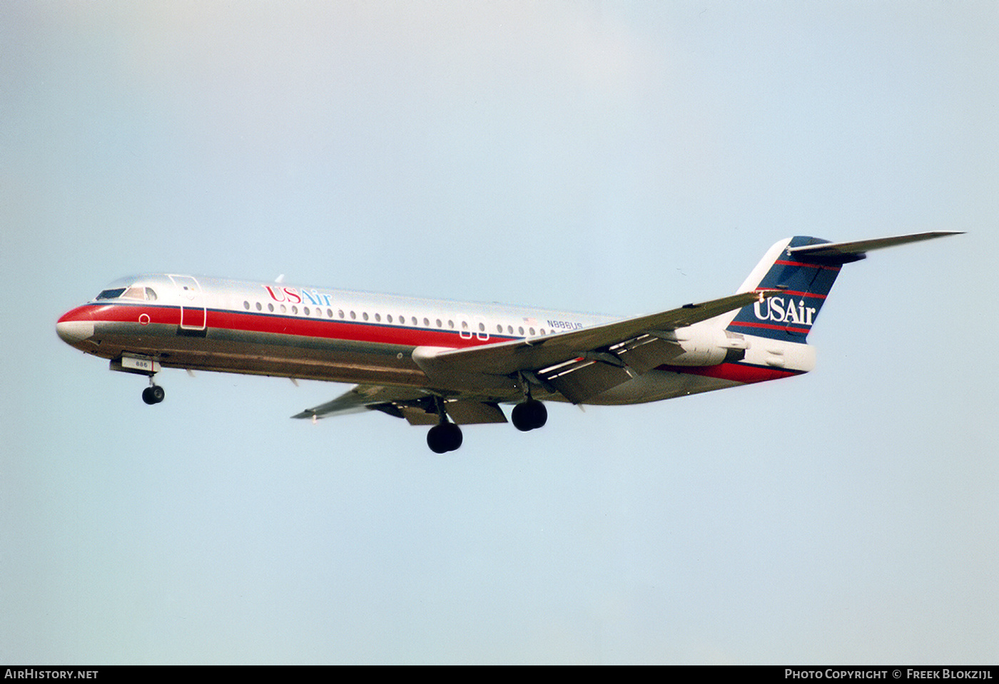 Aircraft Photo of N886US | Fokker 100 (F28-0100) | USAir | AirHistory.net #367572