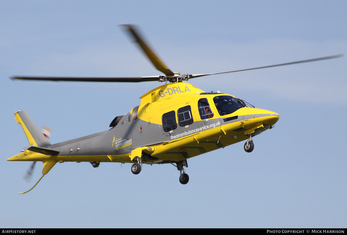 Aircraft Photo of G-DRLA | AgustaWestland AW-109SP GrandNew | Air Ambulance Service | AirHistory.net #367580