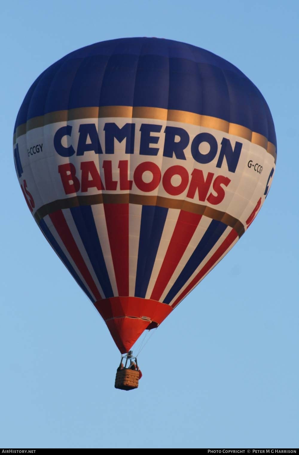 Aircraft Photo of G-CCGY | Cameron Z-105 | Cameron Balloons | AirHistory.net #367615