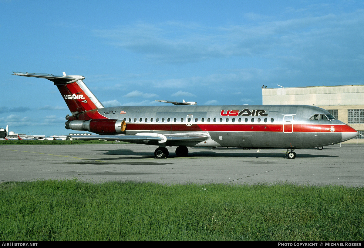 Aircraft Photo of N1132J | BAC 111-215AU One-Eleven | USAir | AirHistory.net #367626