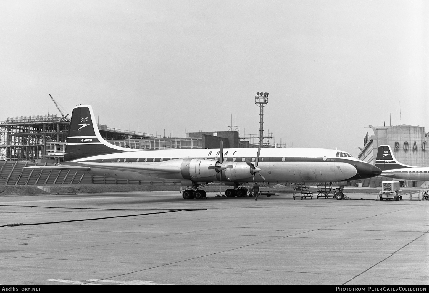 Aircraft Photo of G-AOVH | Bristol 175 Britannia 312 | BOAC - British Overseas Airways Corporation | AirHistory.net #367627