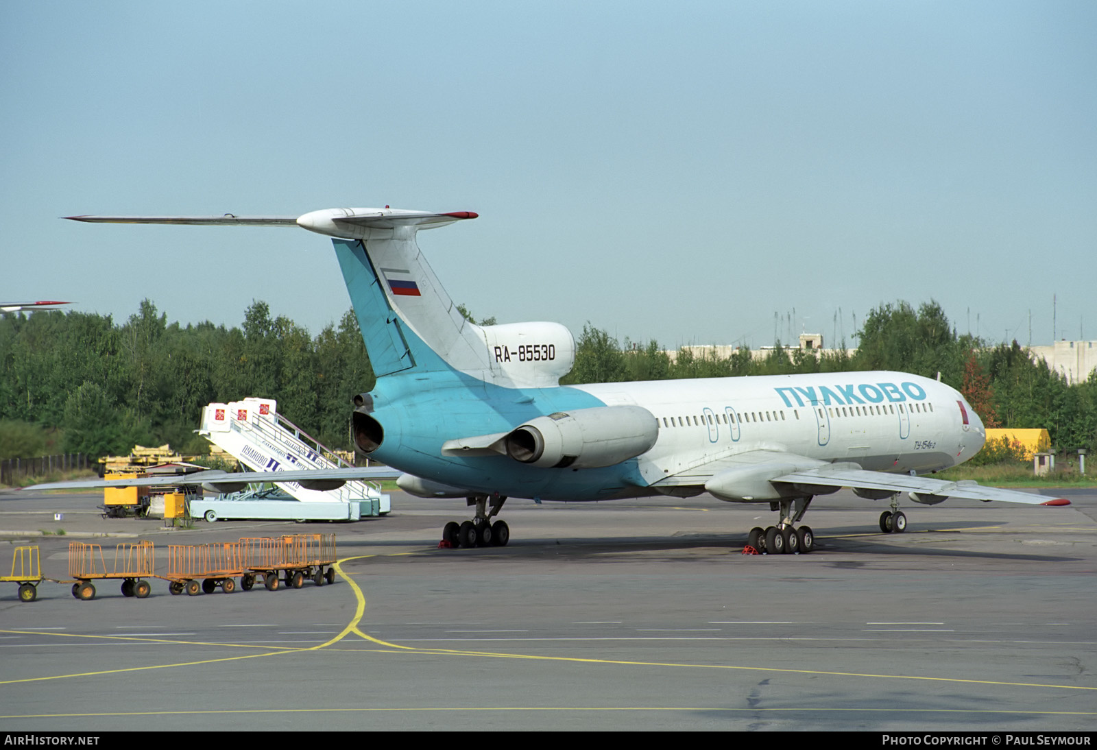 Aircraft Photo of RA-85530 | Tupolev Tu-154B-2 | Pulkovo Airlines | AirHistory.net #367642