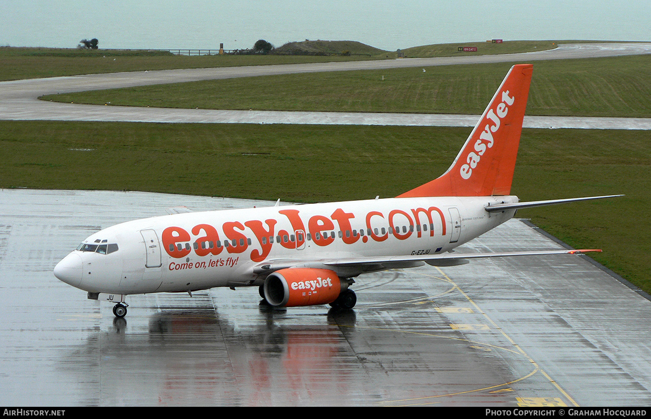 Aircraft Photo of G-EZJU | Boeing 737-73V | EasyJet | AirHistory.net #367650