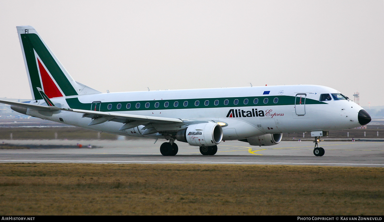 Aircraft Photo of EI-DFI | Embraer 170LR (ERJ-170-100LR) | Alitalia Express | AirHistory.net #367670