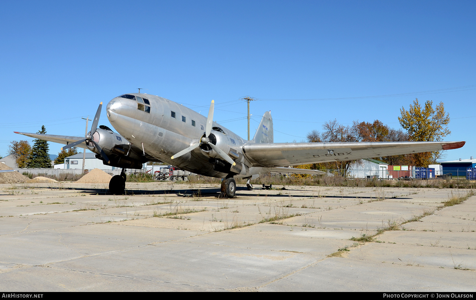 Aircraft Photo of C-GIBX | Curtiss C-46F Commando | FNT - First Nations Transportation | AirHistory.net #367686