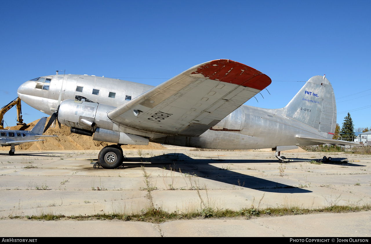 Aircraft Photo of C-GIBX | Curtiss C-46F Commando | FNT - First Nations Transportation | AirHistory.net #367702