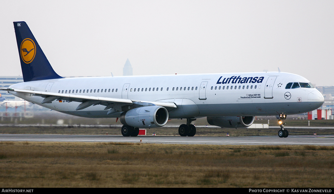 Aircraft Photo of D-AIRK | Airbus A321-131 | Lufthansa | AirHistory.net #367718