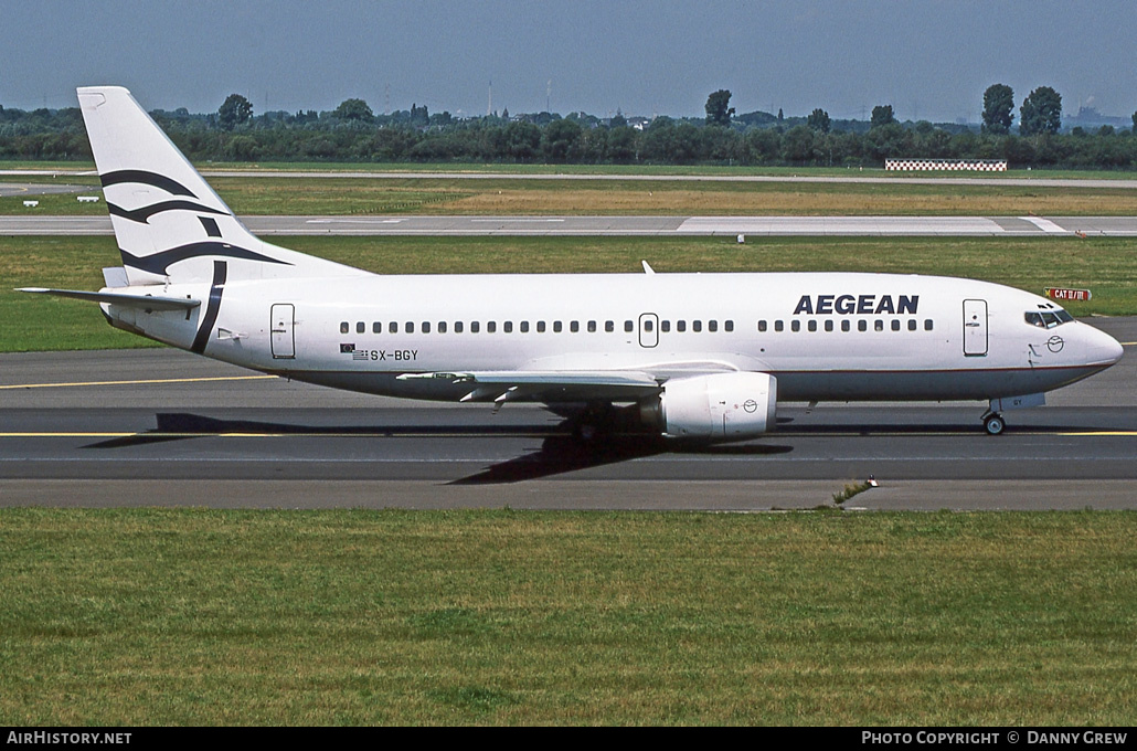 Aircraft Photo of SX-BGY | Boeing 737-31S | Aegean Airlines | AirHistory.net #367719