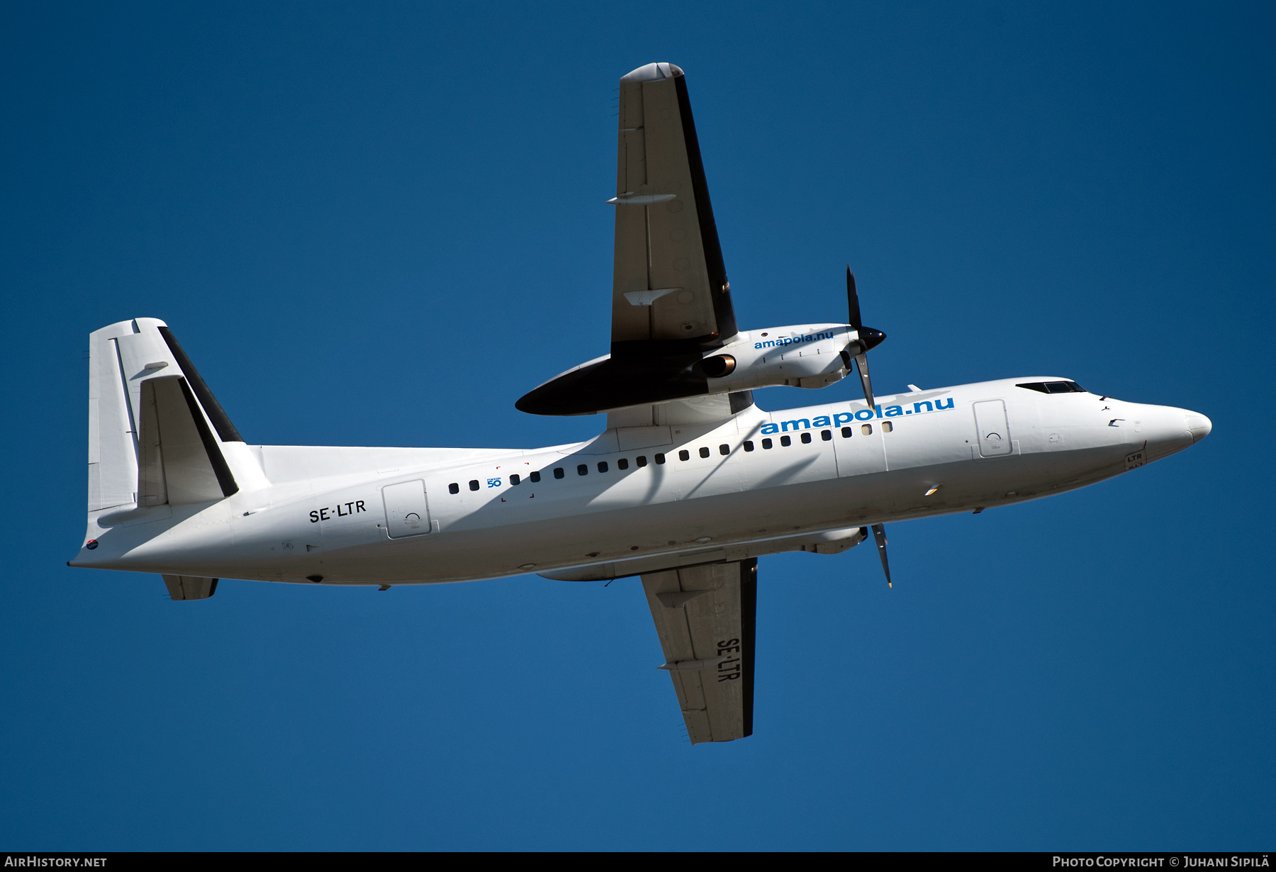 Aircraft Photo of SE-LTR | Fokker 50 | Amapola Flyg | AirHistory.net #367736