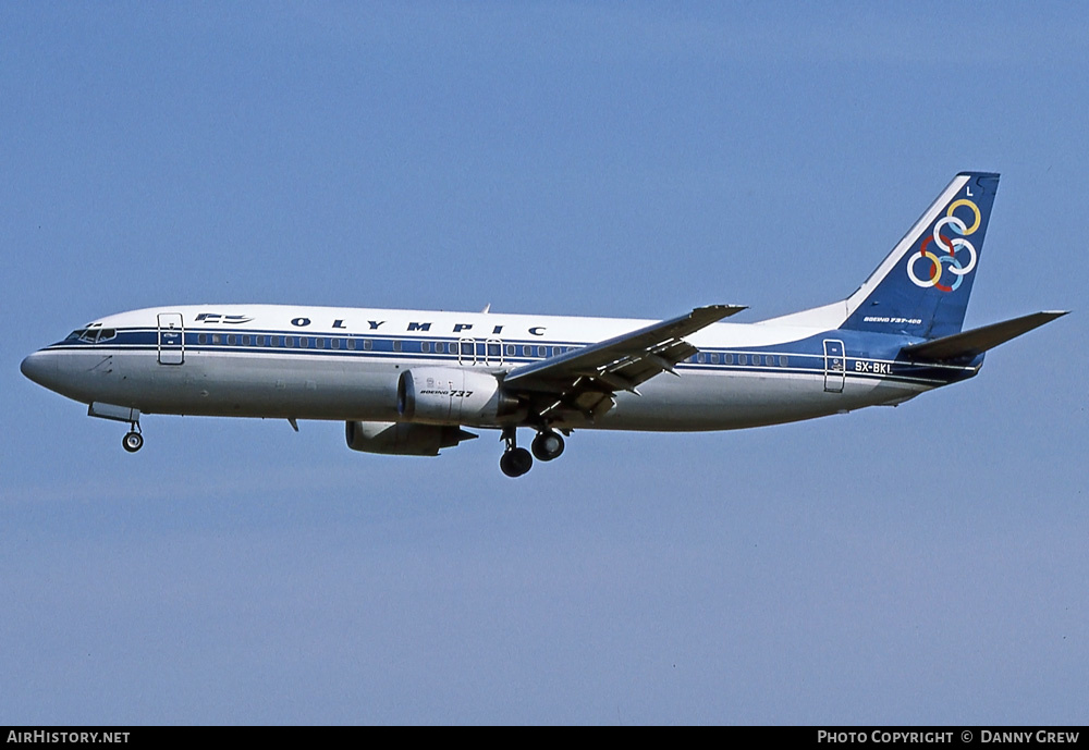Aircraft Photo of SX-BKL | Boeing 737-4Y0 | Olympic | AirHistory.net #367750