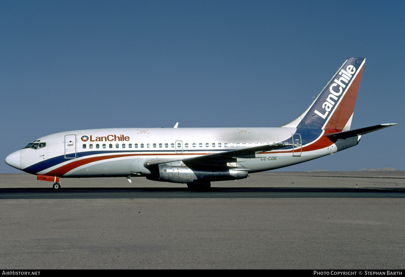 Aircraft Photo of CC-CDE | Boeing 737-291 | LAN Chile - Línea Aérea Nacional | AirHistory.net #367760