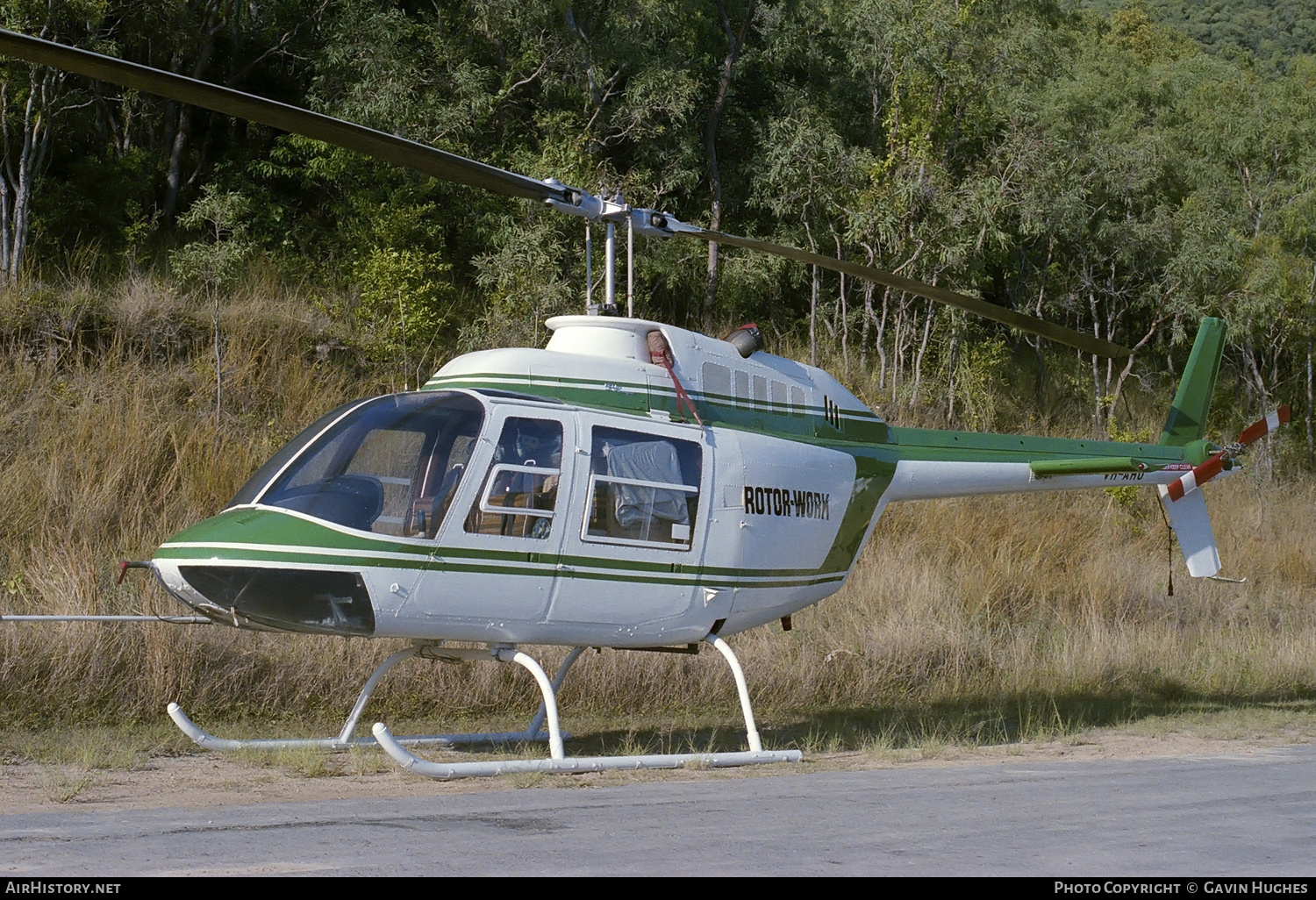 Aircraft Photo of VH-AHU | Bell 206A JetRanger | Rotor Work | AirHistory.net #367780