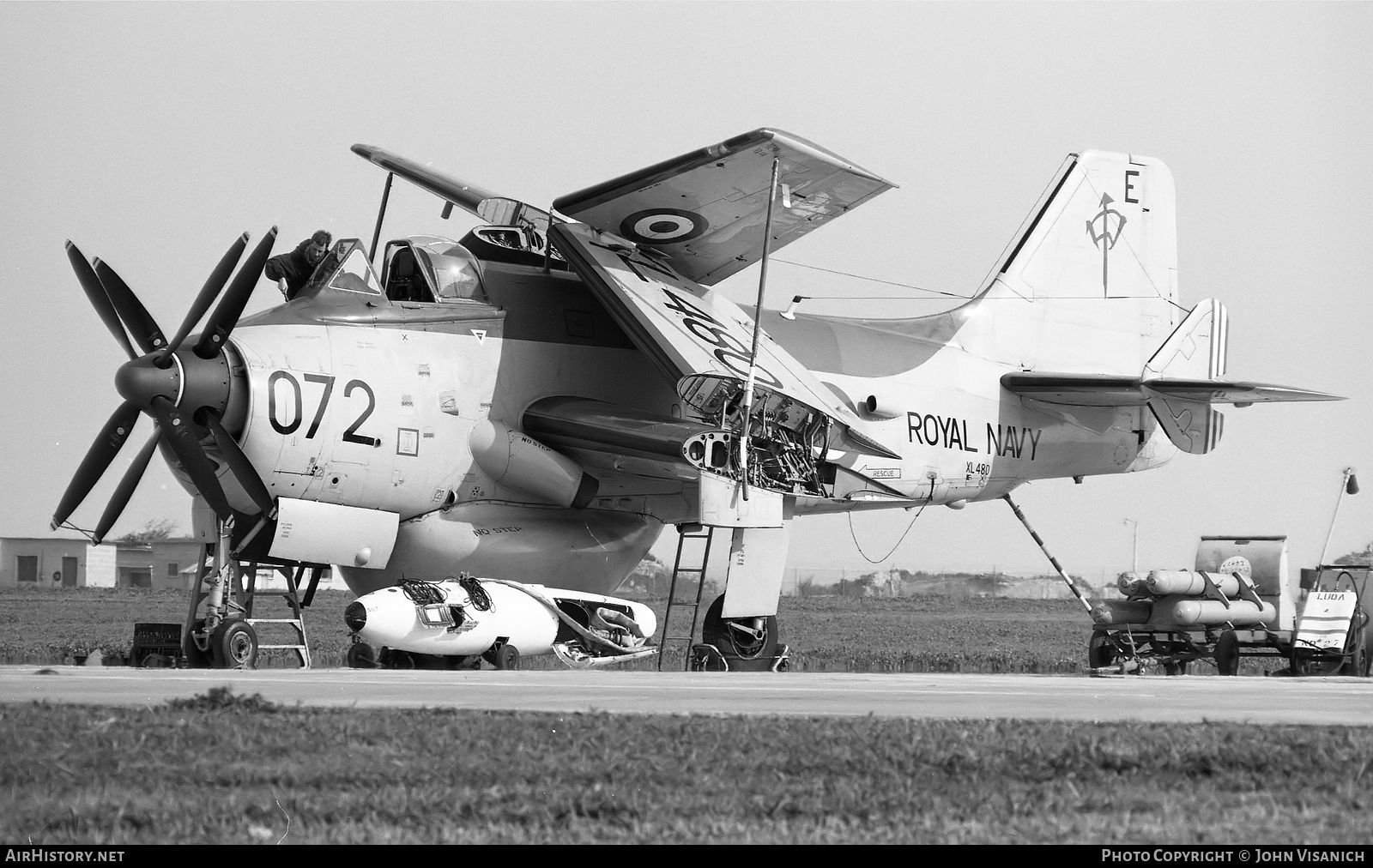 Aircraft Photo of XL480 | Fairey Gannet AEW.3 | UK - Navy | AirHistory.net #367787