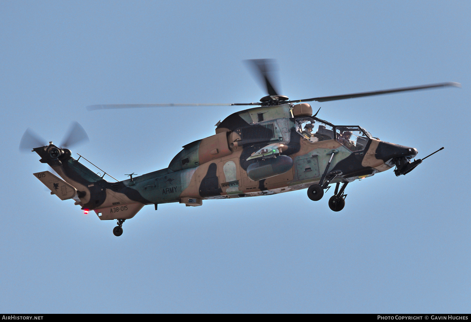 Aircraft Photo of A38-015 | Eurocopter EC-665 Tiger ARH | Australia - Army | AirHistory.net #367800