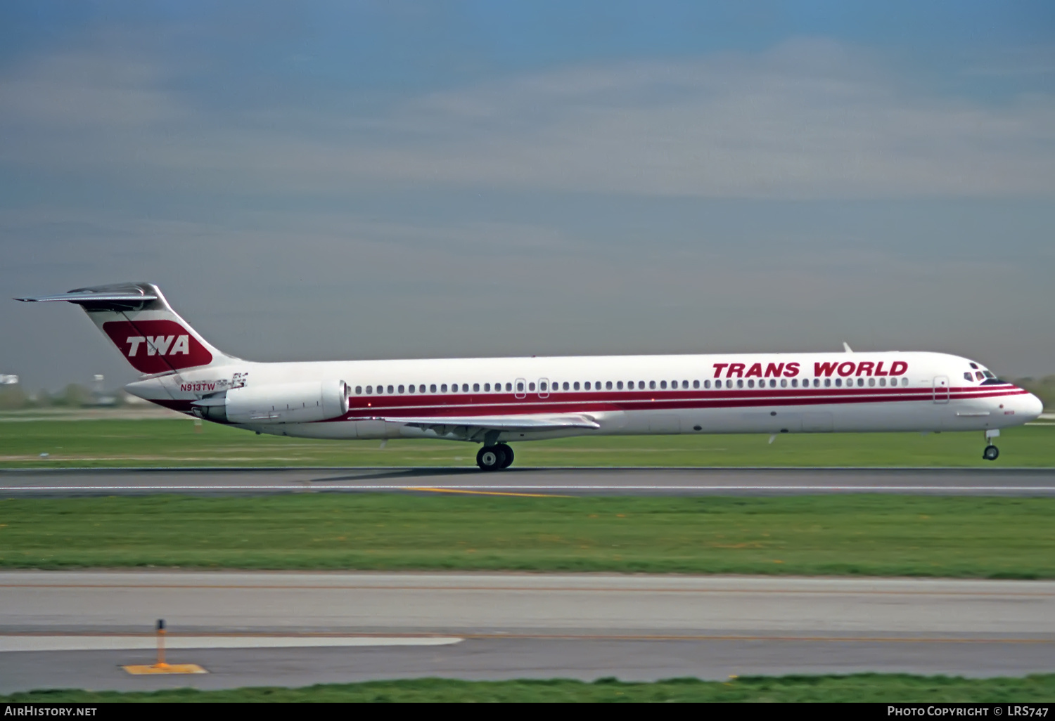 Aircraft Photo of N913TW | McDonnell Douglas MD-82 (DC-9-82) | Trans World Airlines - TWA | AirHistory.net #367820